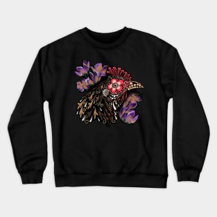 Sugar skull chicken Crewneck Sweatshirt